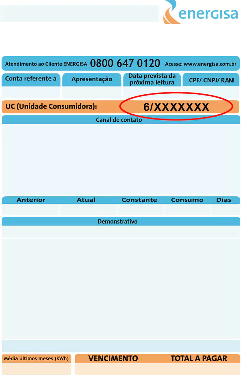 Conta Energisa